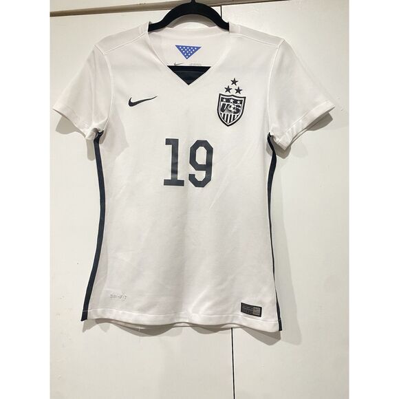 Nike Women Soccer Team USA 2015 World Cup Jersey Small White Johnston Streetwear - Picture 3 of 7